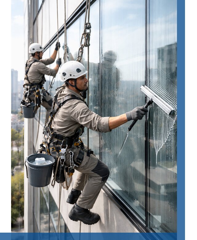 Мойка окон альпинистами в Баксане от 4546 р. | ВЫСОТНИК-Бкс