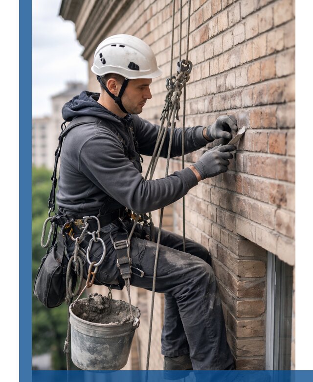 Качественный ремонт кирпичной кладки фасада в Баксане с гарантией