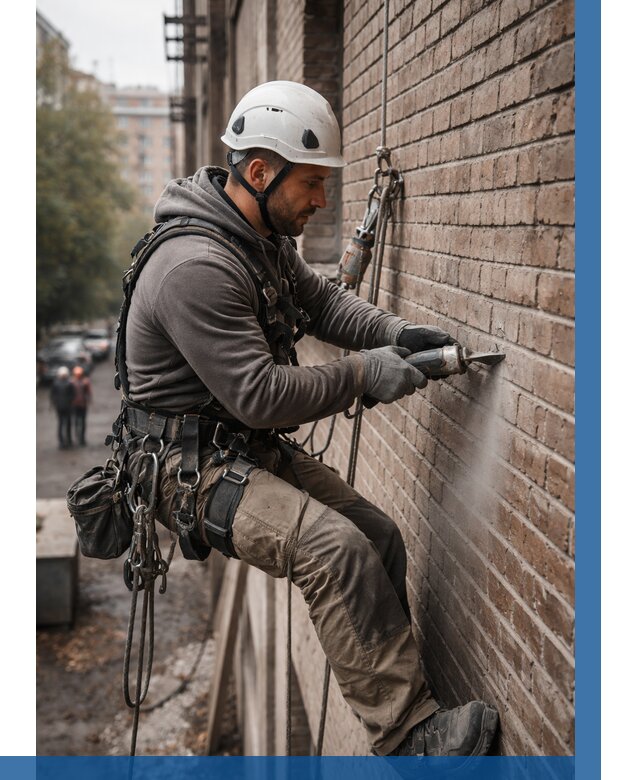 Расшивка кирпичных швов в Баксане от 606 р. | ВЫСОТНИК-Бкс