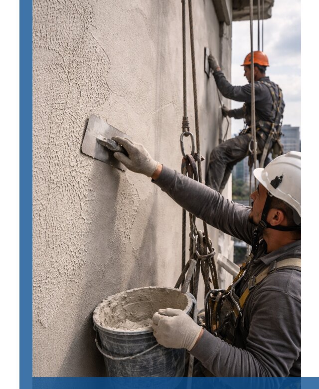 Декоративная штукатурка фасада с утеплением и защитой в Баксане