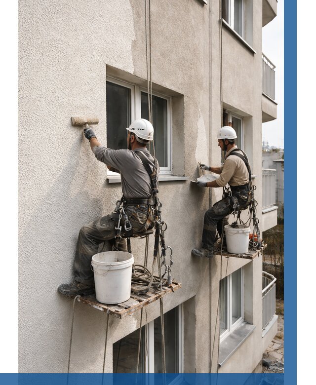 Нанесение короеда на фасад в Баксане от 455 р. | ВЫСОТНИК-Бкс