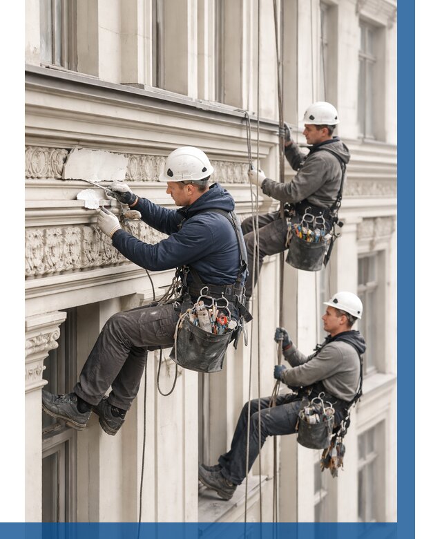 Ремонт карнизов и молдингов в Баксане от 1212 р. | ВЫСОТНИК-Бкс