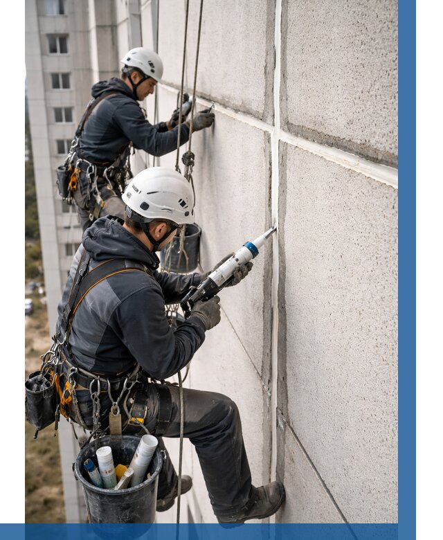 Герметизация межпанельных швов в Баксане от 707 р. | ВЫСОТНИК-Бкс