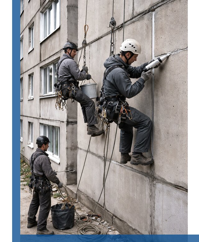 Герметизация межпанельных швов в Баксане с гарантией герметичности