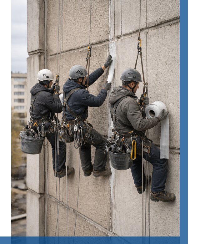 Ремонт межпанельных швов в Баксане от 758 р. | ВЫСОТНИК-Бкс