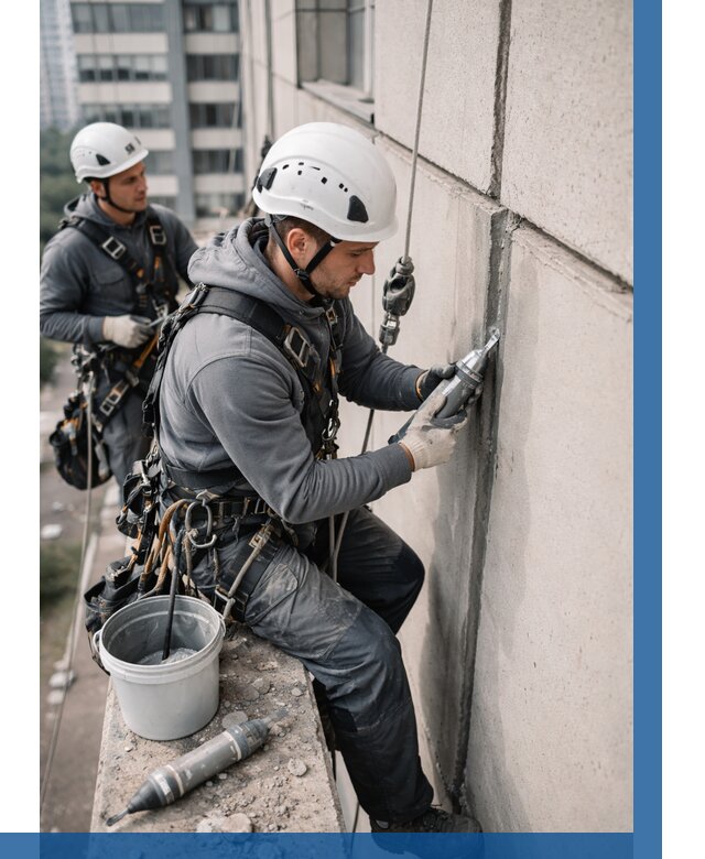 Ремонт деформационных швов здания в Баксане от 1010 р. | ВЫСОТНИК-Бкс