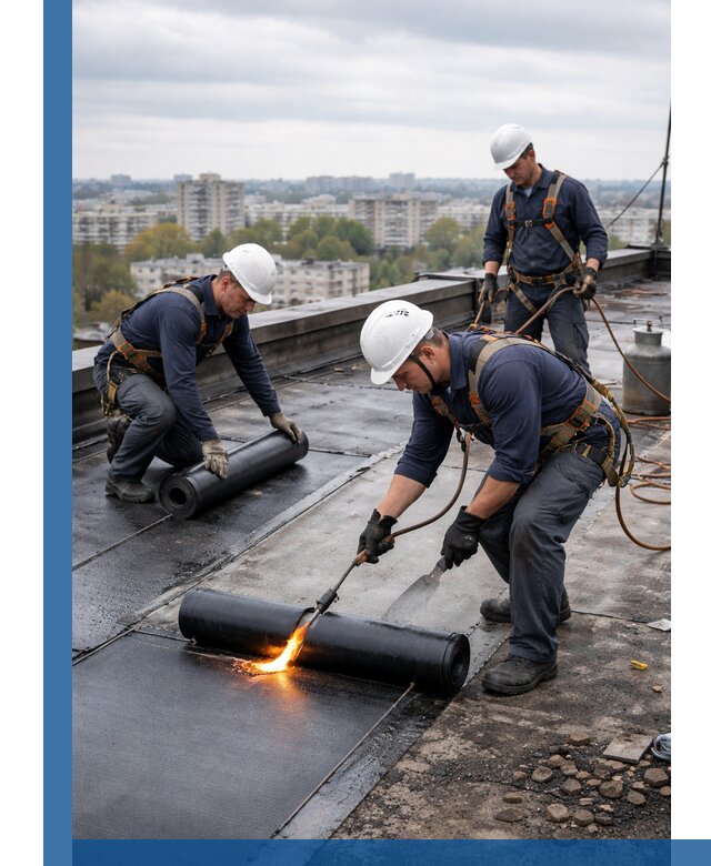 Ремонт наплавляемой кровли в Баксане качественно и надежно