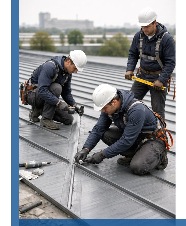 Ремонт фальцевой кровли в Баксане срочно и качественно