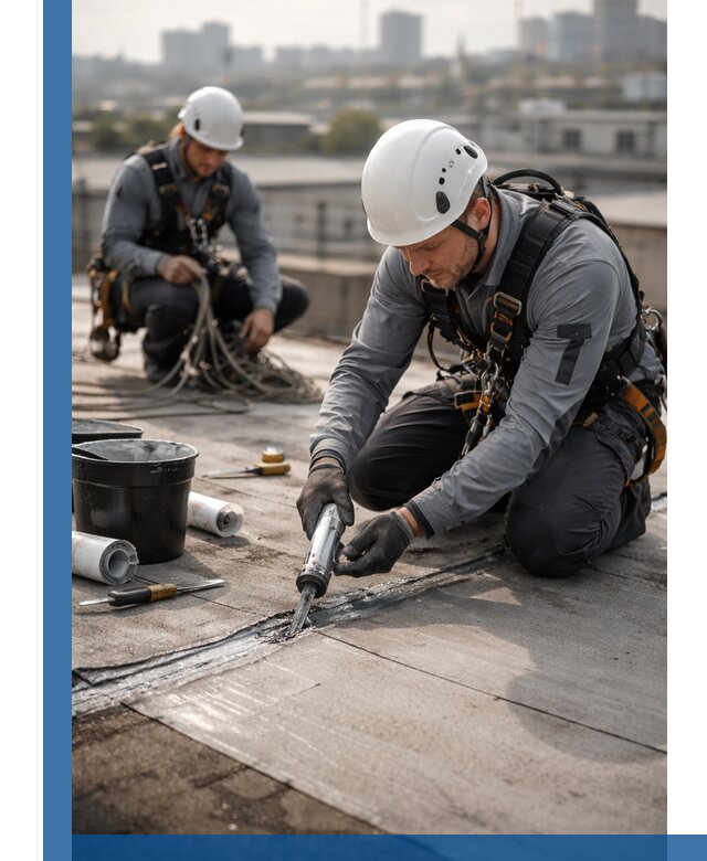 Аварийное и капитальное устранение протечек кровли в Баксане