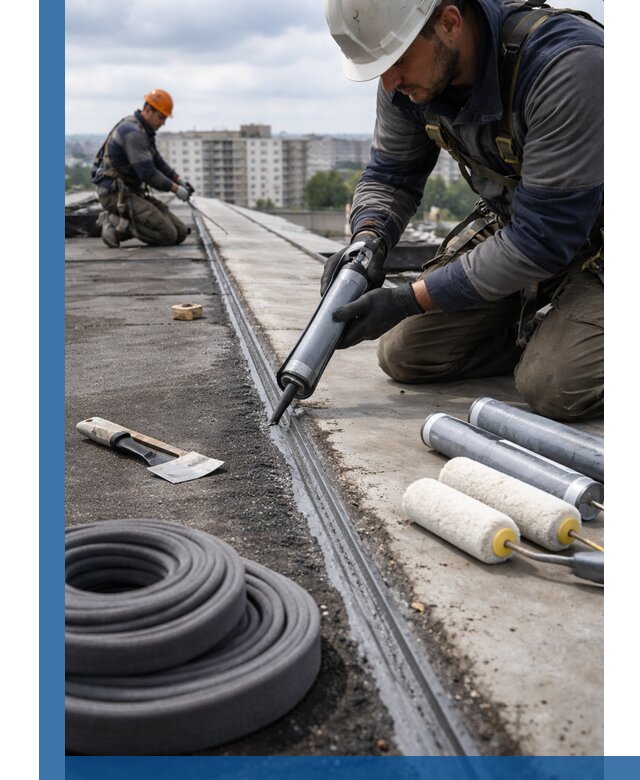 Герметизация швов кровли в Баксане с гарантией герметичности