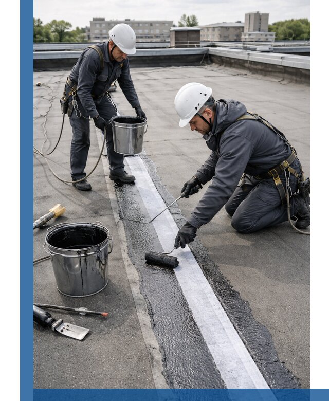 Гидроизоляция кровли мастикой в Баксане надежная защита