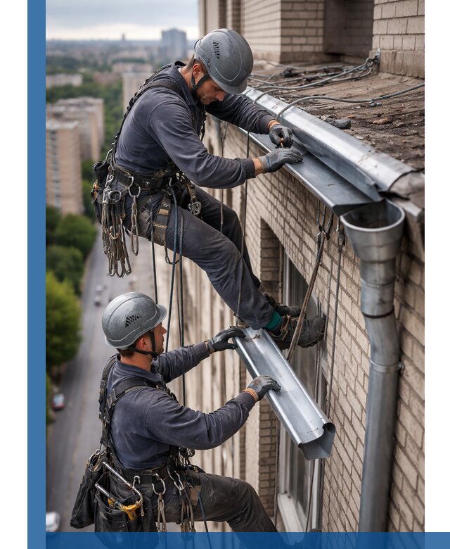 Ремонт водосточных желобов в Баксане, быстро и качественно