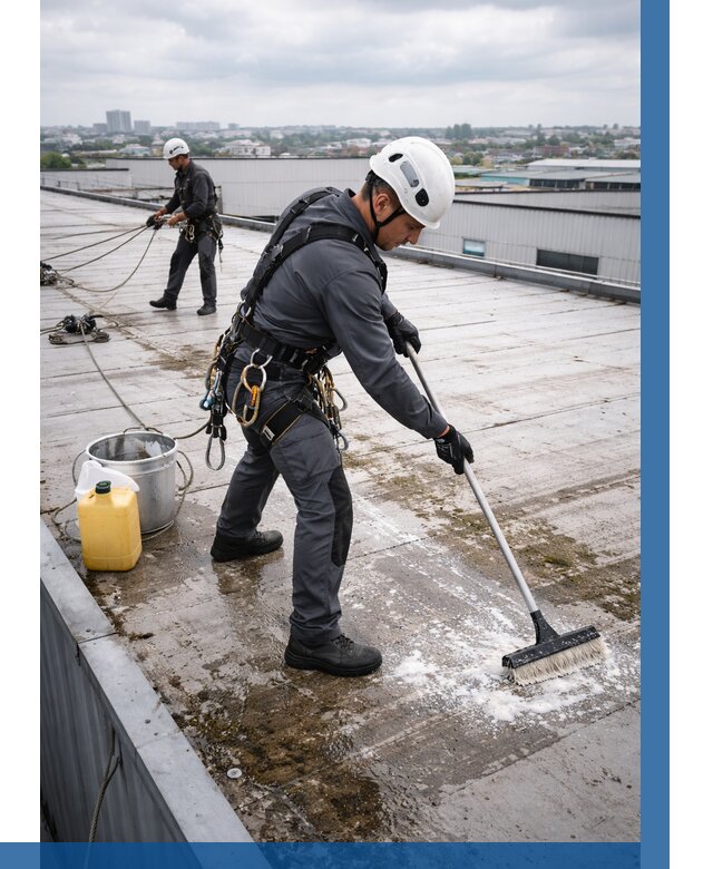 Очистка крыши по графику в Баксане от 7577 р. | ВЫСОТНИК-Бкс