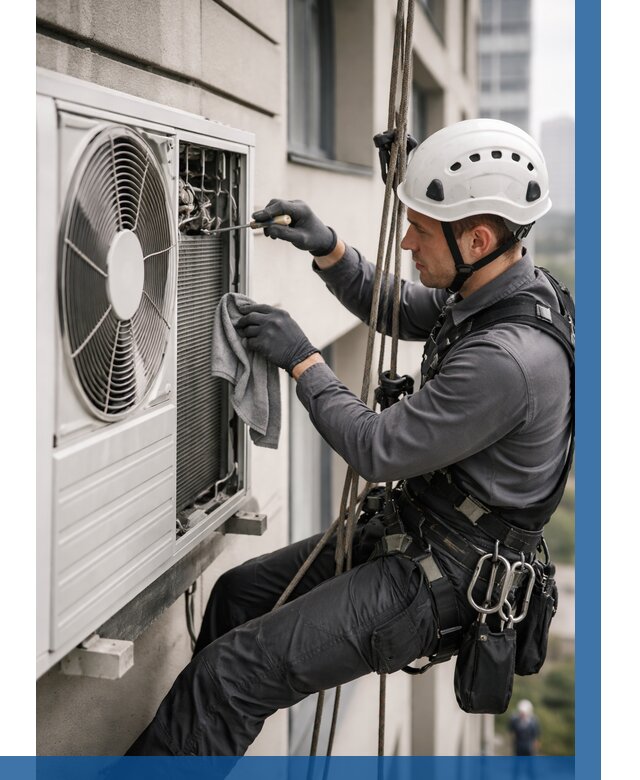 Обслуживание внешнего блока кондиционера в Баксане от 2728 р.ВЫСОТНИК-Бкс