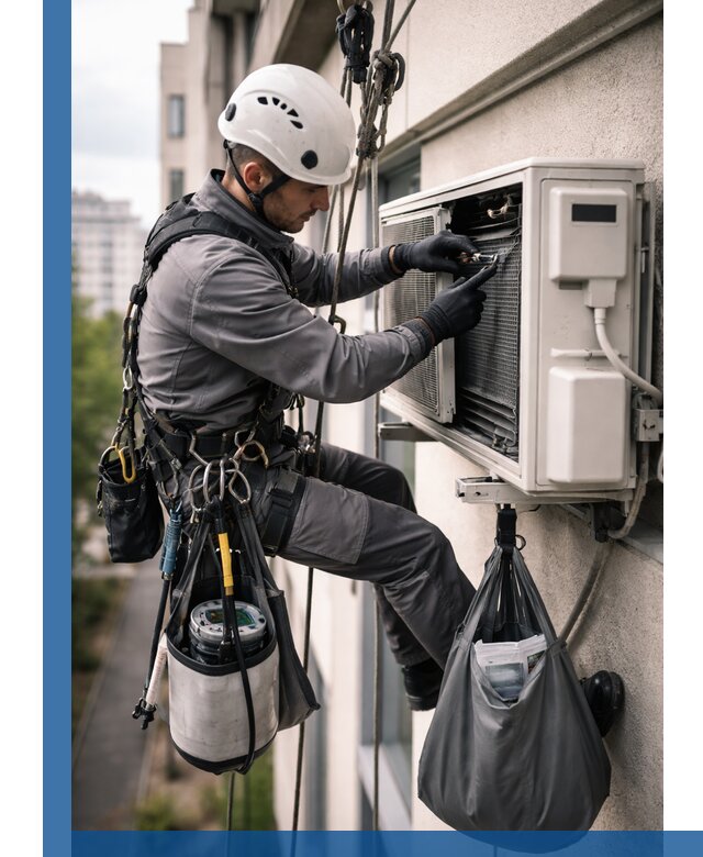 Обслуживание внешнего блока кондиционера в Баксане профессионально