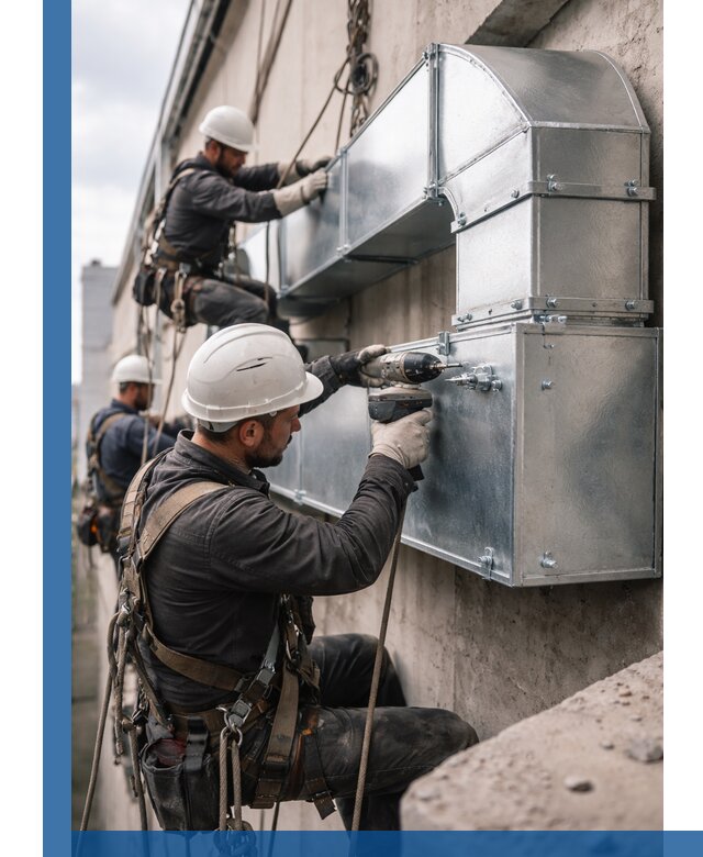 Профессиональный монтаж вентиляционных коробов в Баксане под ключ