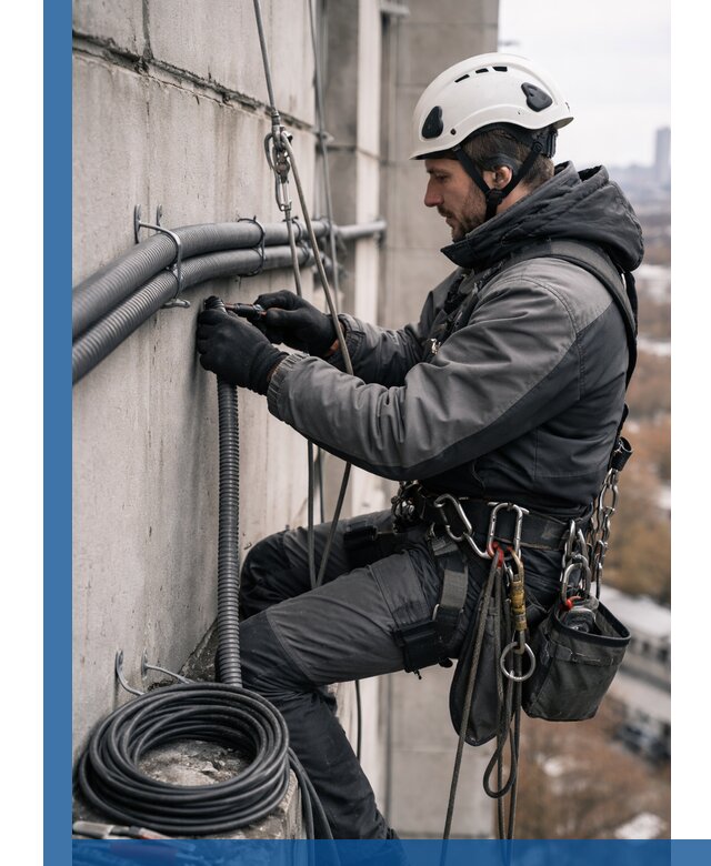 Профессиональный монтаж гофры для кабеля в Баксане с гарантией