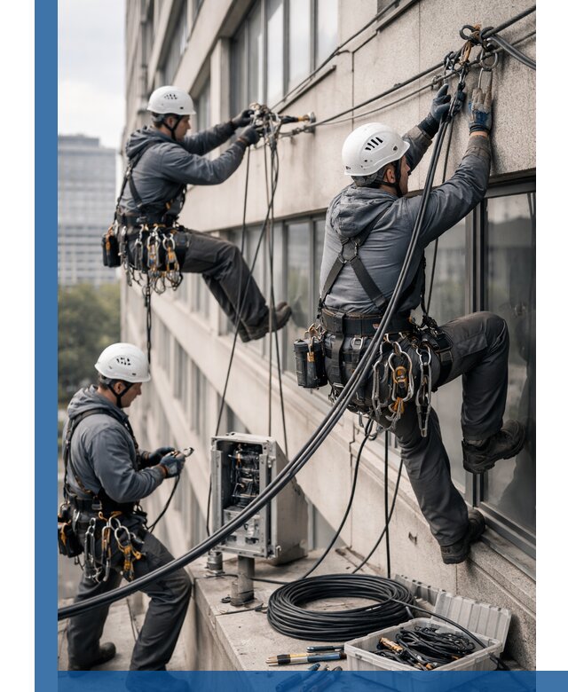 Прокладка оптоволоконного кабеля в Баксане под ключ с тестированием