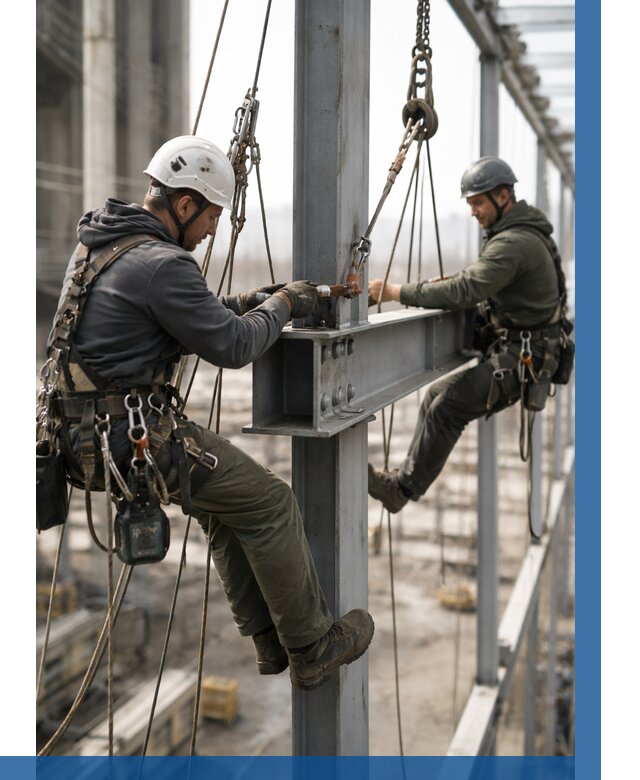 Монтаж металлоконструкций на высоте в Баксане от 3536 р. | ВЫСОТНИК-Бкс