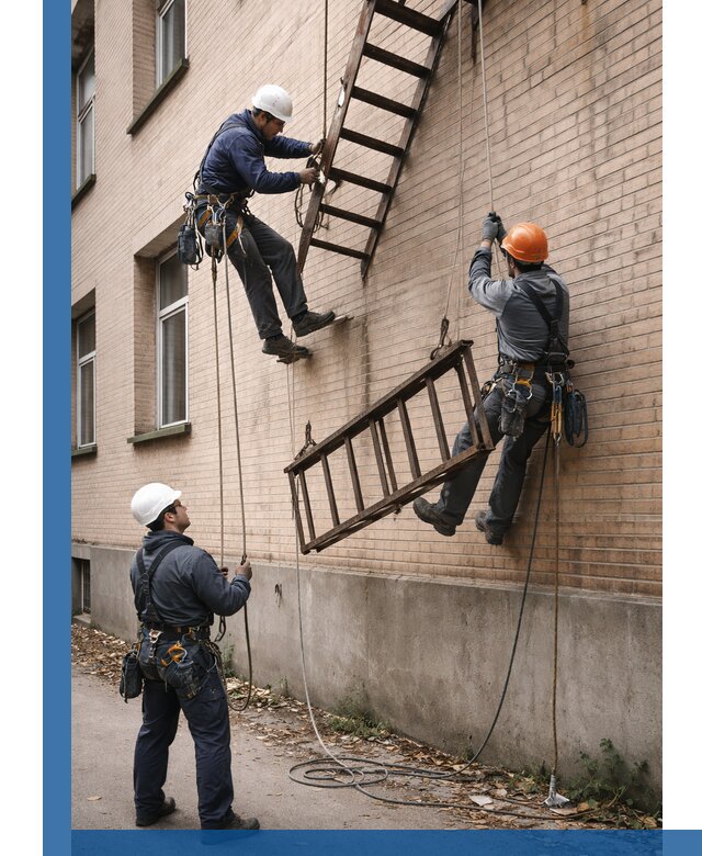 Демонтаж пожарной лестницы в Баксане быстро и безопасно