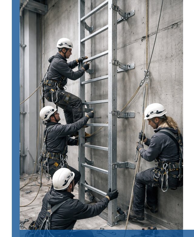 Монтаж металлических лестниц в Баксане под ключ со гарантией