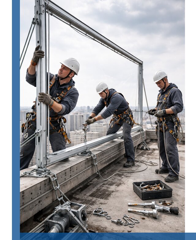 Монтаж крышных рекламных конструкций под ключ в Баксане