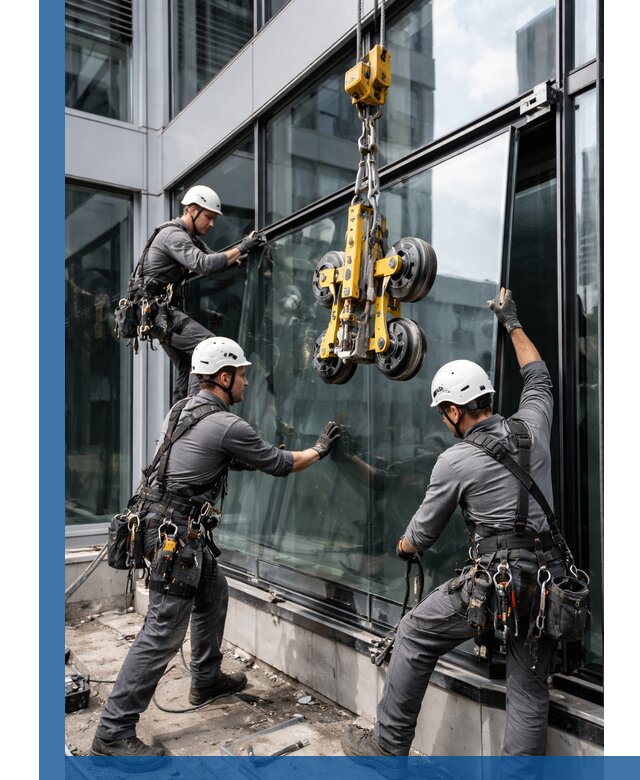 Структурное остекление фасадов в Баксане монтаж и обслуживание