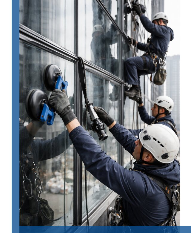 Радиусное остекление фасадов под ключ в Баксане с гарантиями