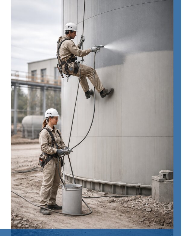 Покраска резервуаров в Баксане от 1212 р. | ВЫСОТНИК-Бкс — заказать