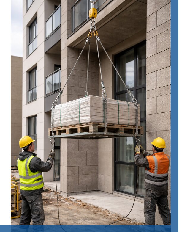 Подъем керамогранита на этаж в Баксане от 3536 р. | ВЫСОТНИК-Бкс