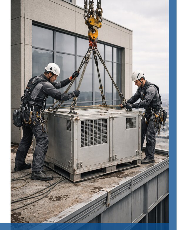 Такелажные работы на высоте в Баксане от 8082 р. | ВЫСОТНИК-Бкс