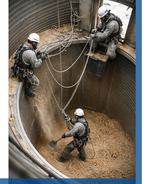 Чистка зерновых бункеров в Баксане от 12122 р. | ВЫСОТНИК-Бкс