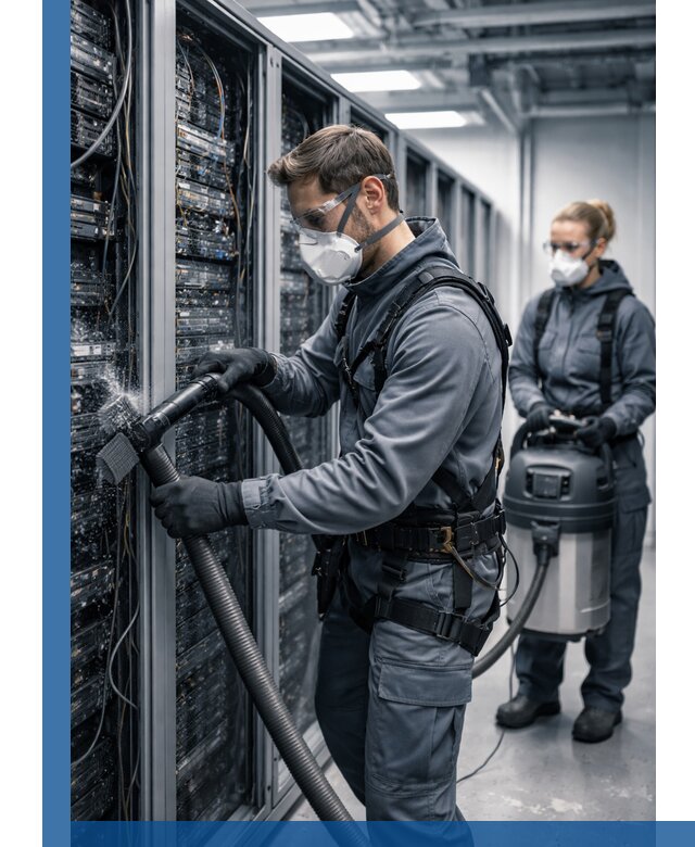 Обеспыливание серверной комнаты в Баксане, профессиональная очистка