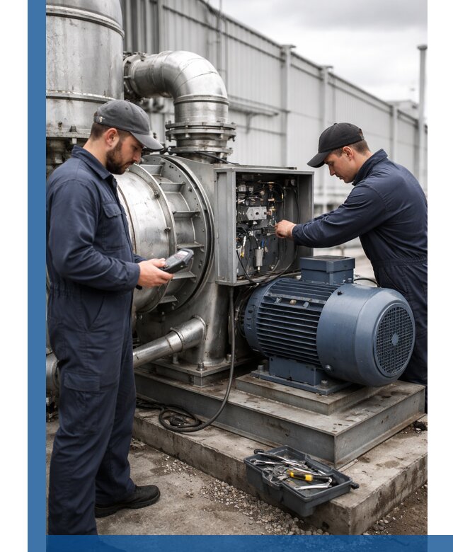 Техническое обслуживание промышленного оборудования в Баксане