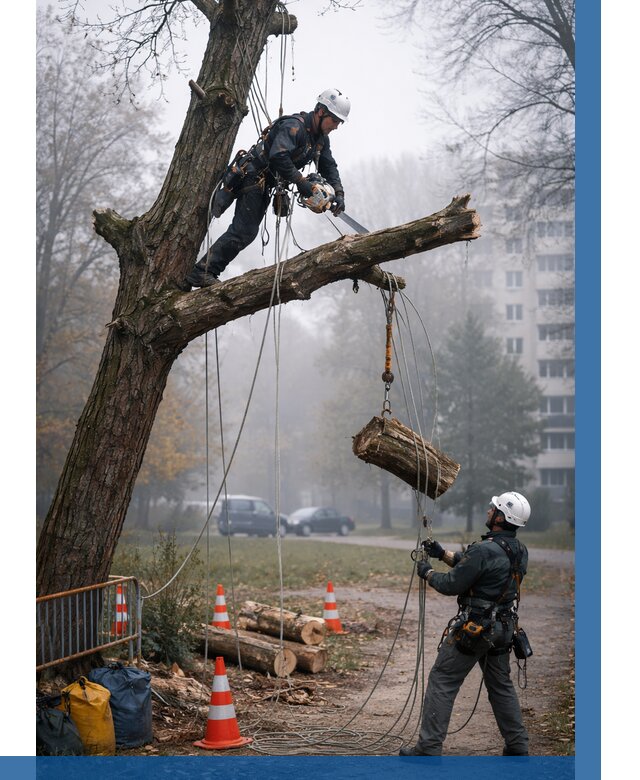 Удаление аварийных деревьев в Баксане от 15153 р. | ВЫСОТНИК-Бкс