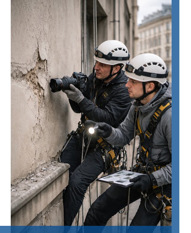 Фотофиксация дефектов фасада в Баксане от 4546 р. | ВЫСОТНИК-Бкс